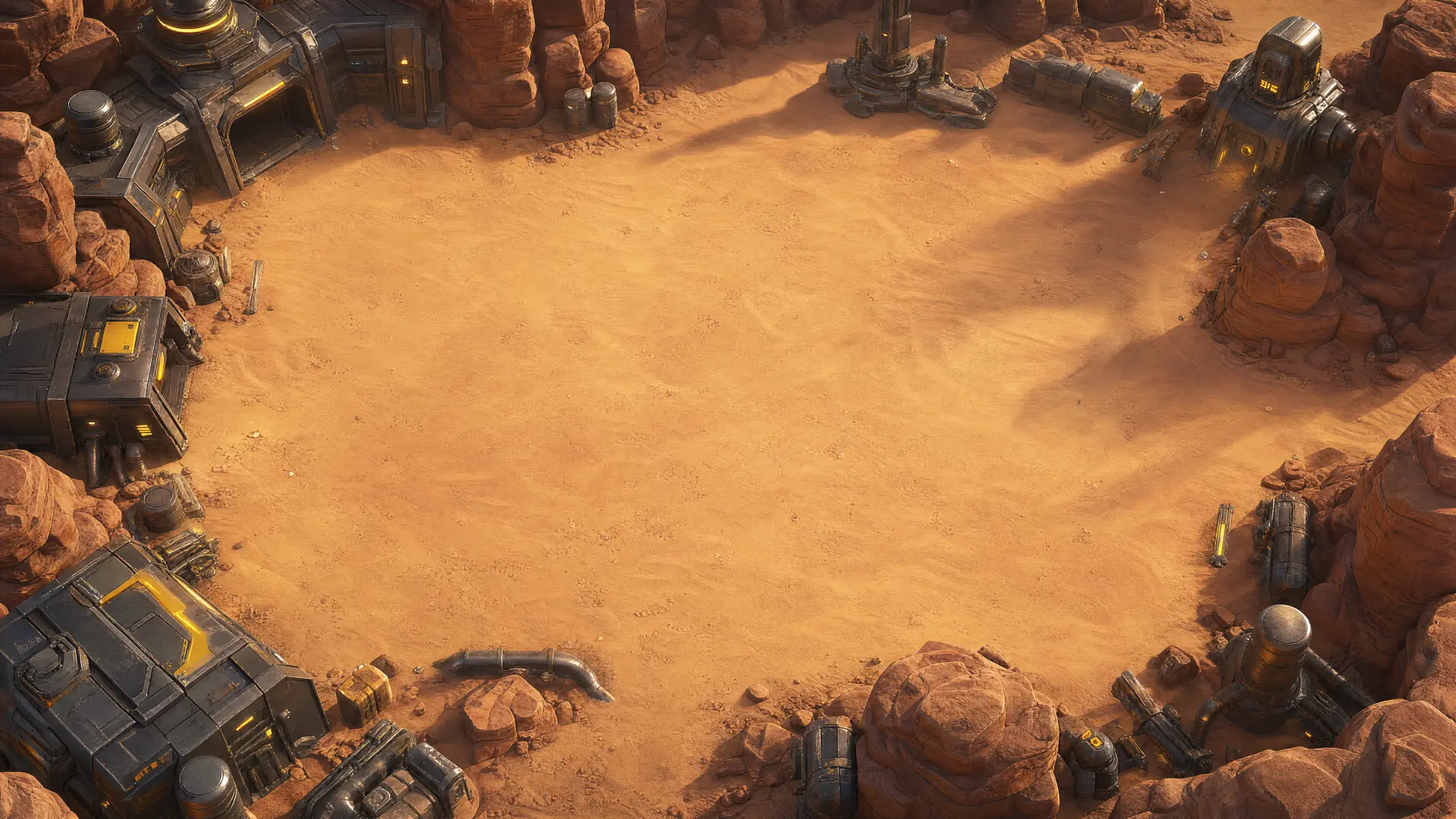Mars combat arena from COINWORLDS